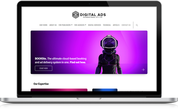 Digital Ads International Website Design & Development by CMYK [Group]